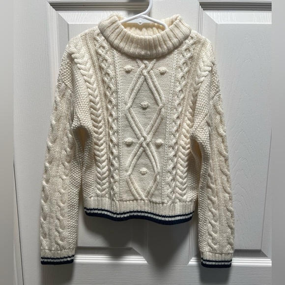 Vineyard Vines Other - NEW Vineyard Vines | Fisherman‎ Sweater Cable Cream Cable Sz XS Girls